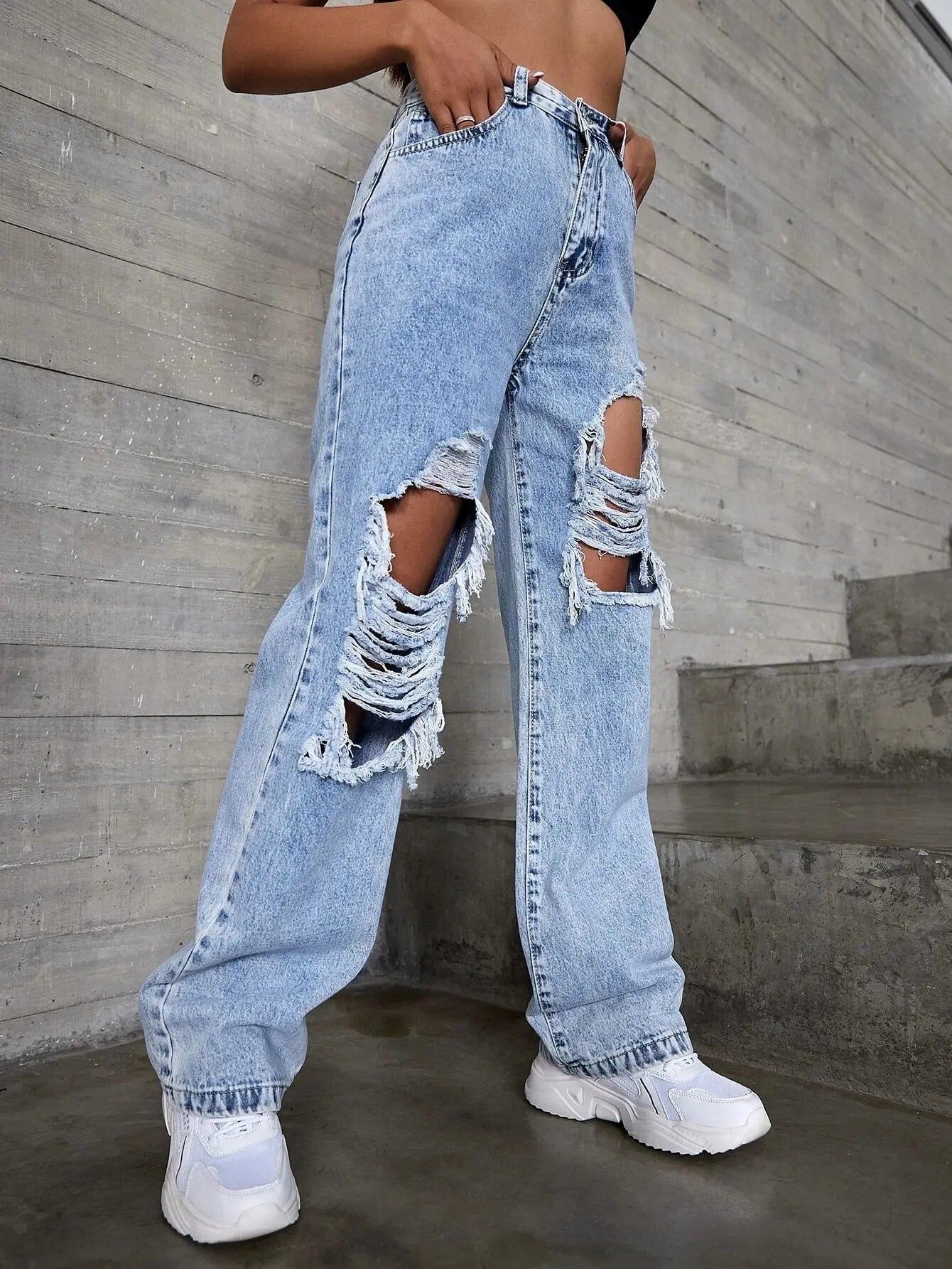 Women's Fashion Ripped Jeans ARZ