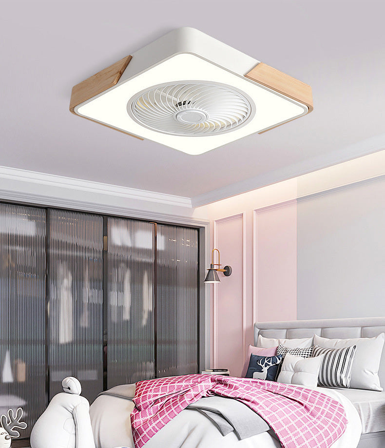 Rotating Air Guide Electric Hanging Fan Lamp ARZ