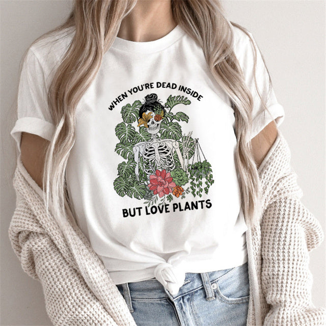 Fashion Tarot Women Print T-shirts Female Cartoon Tops ARZ