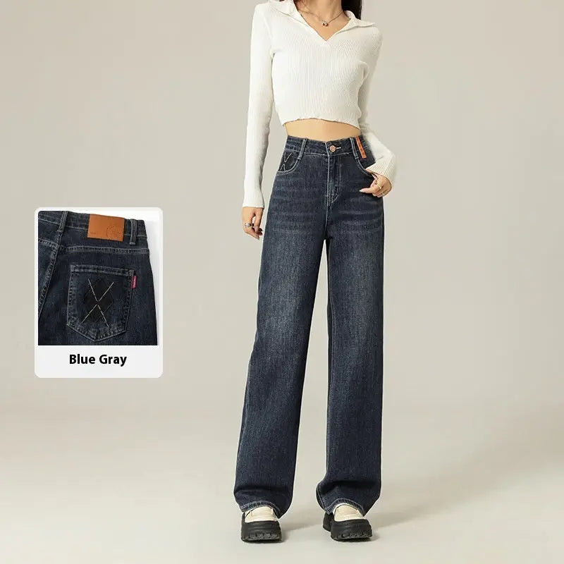 Fashionable Retro Embroidered Jeans For Women ARZ