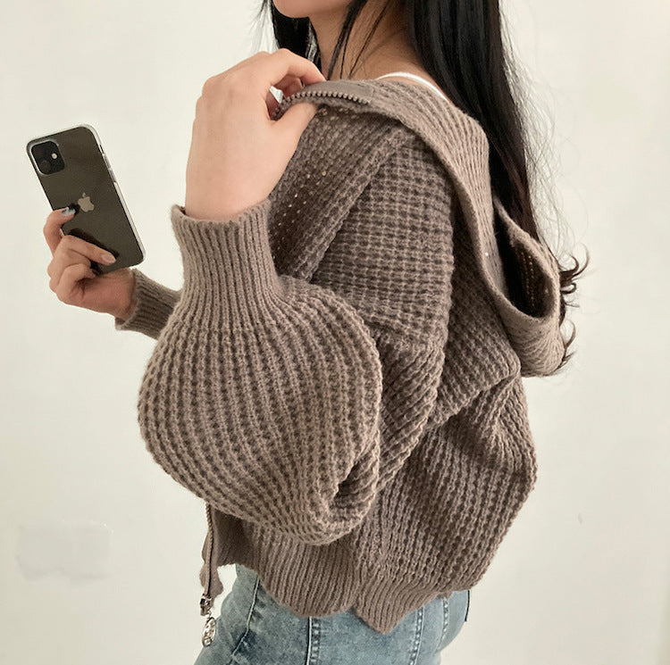 Women's Fashion Loose And Lazy Style Knitted Jacket ARZ