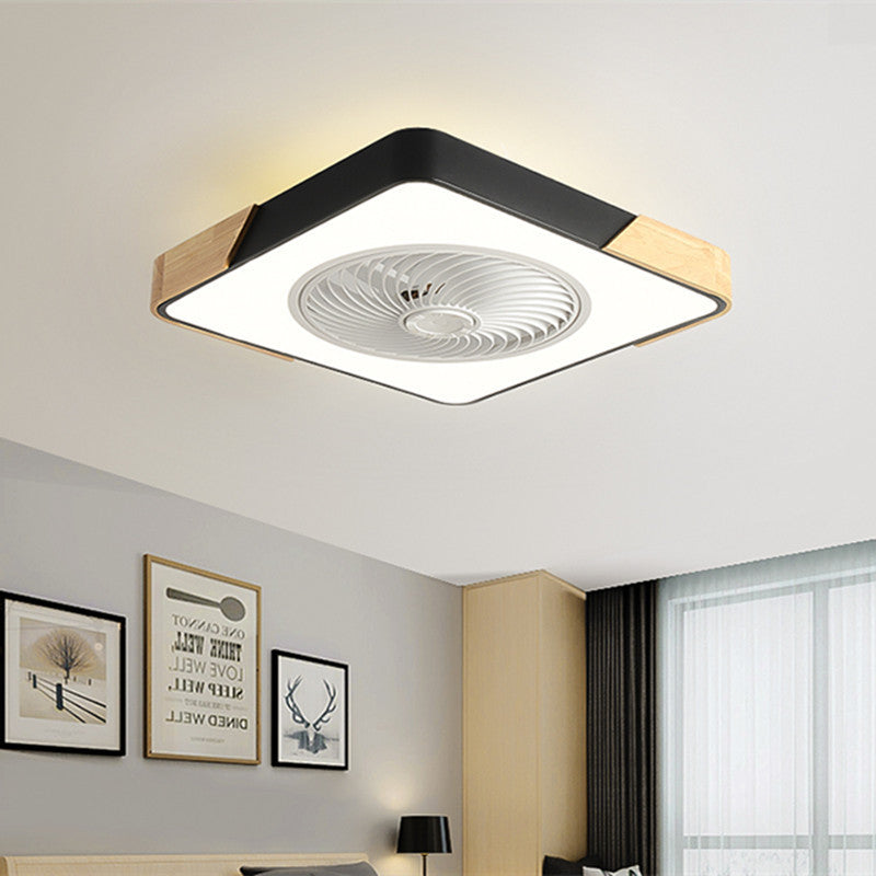 Rotating Air Guide Electric Hanging Fan Lamp ARZ