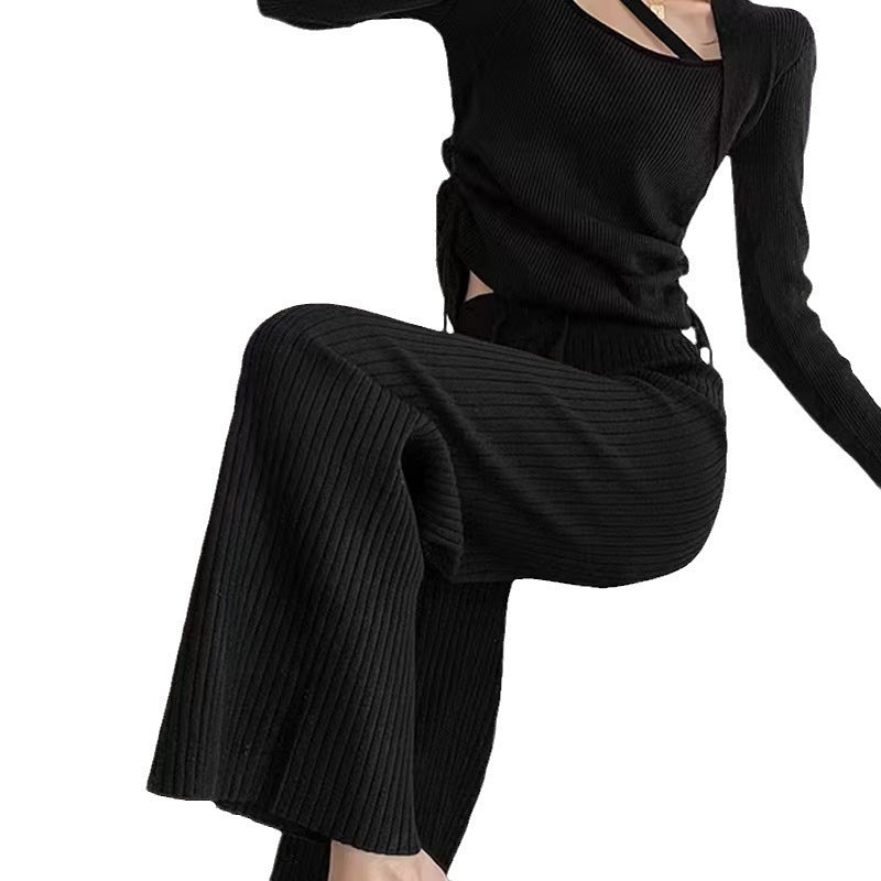 Women's High Waist Slimming Soft Knitted Trousers ARZ