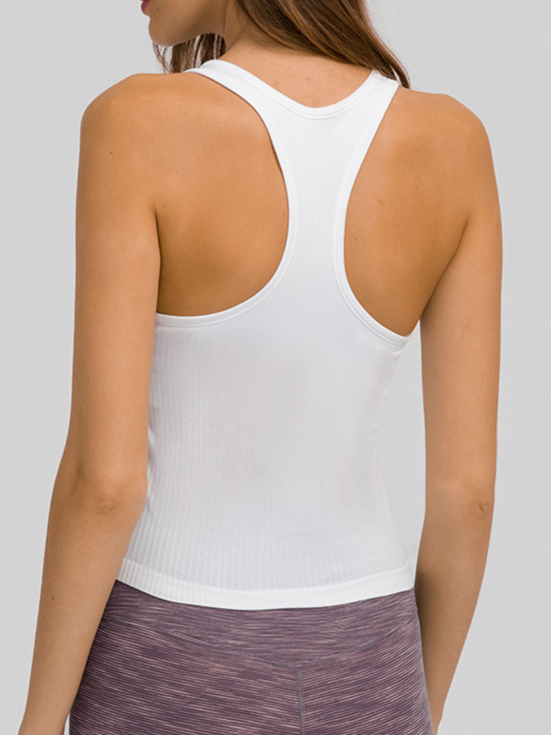 Millennia Round Neck Racerback Active Tank Trendsi