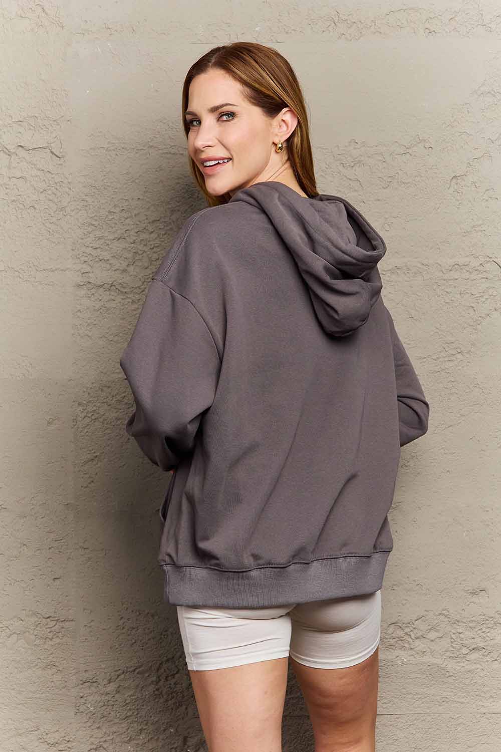 Simply Love Simply Love Full Size BE KIND TO YOURSELF Graphic Hoodie Trendsi