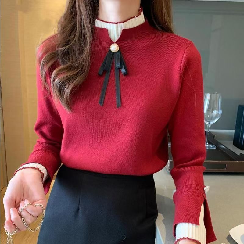 Women's Half-turtleneck Bottoming Sweater ARZ