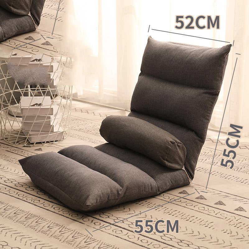 Bed Backrest Floor Small Sofa Folding Single Bay Window Computer Recliner ARZ