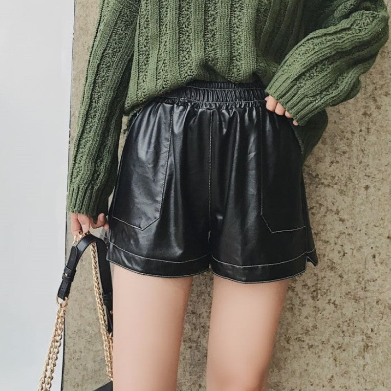 Autumn And Winter Outer Wear Boot Wide Leg High Waist Casual Pants ARZ