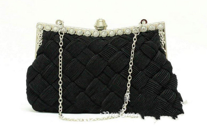 Diamond Bridal Clutch Bag Fold Dress Female Cloth Bag ARZ