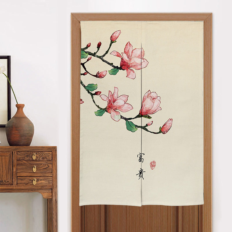 Home Kitchen Bedroom Partition Chinese Style Cloth Curtain ARZ