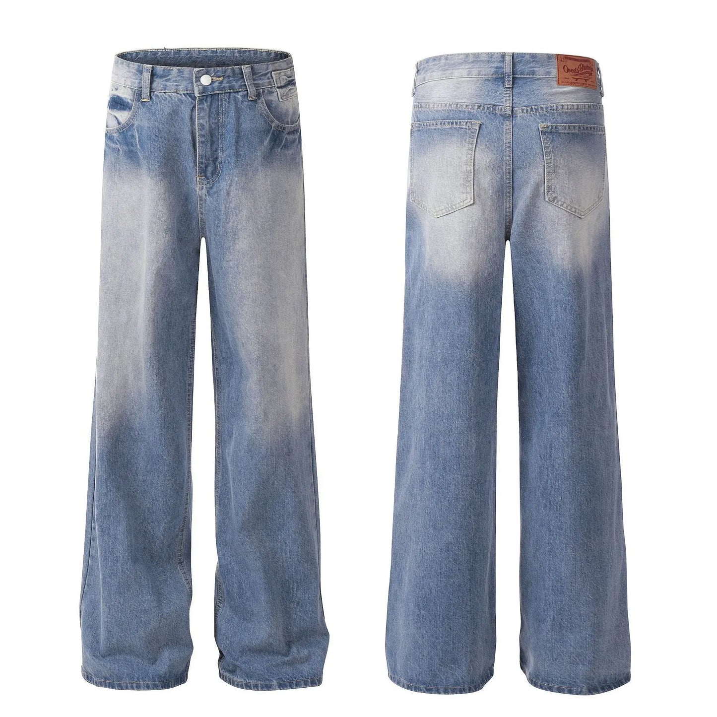 Gradient Washed Ice Blue High Street Jeans ARZ