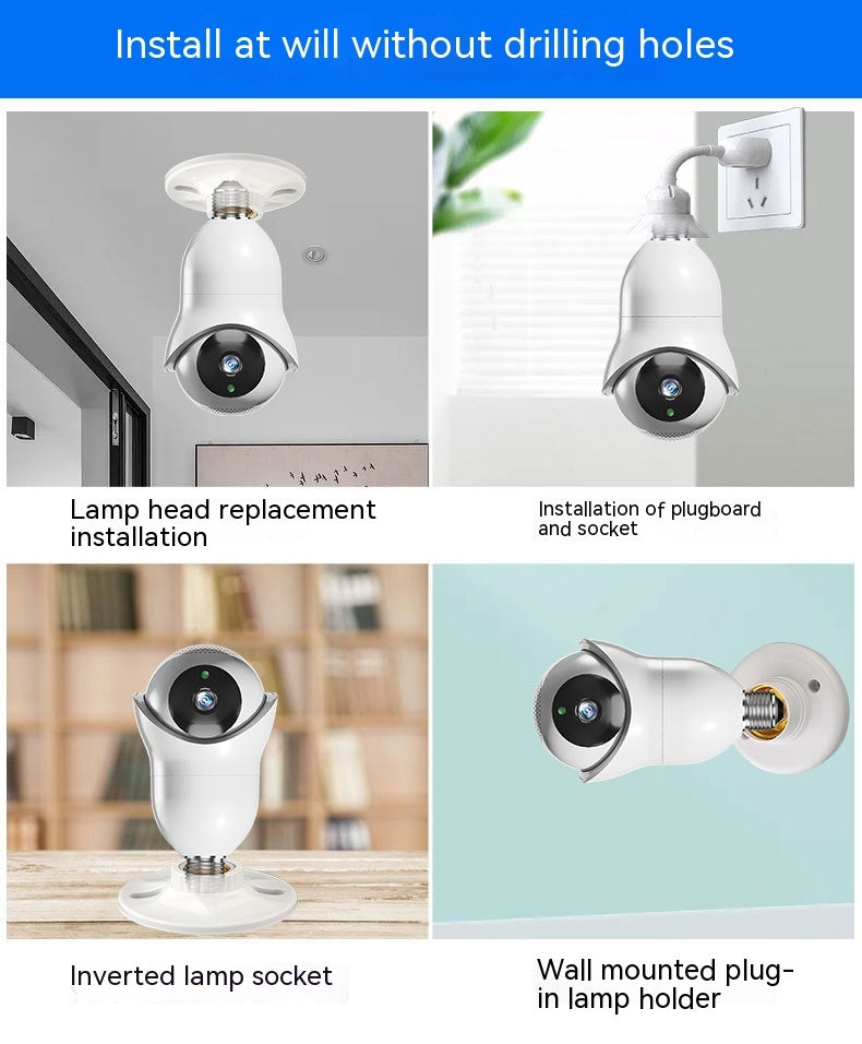 Dual Band Outdoor Night Vision High-definition Light Bulb Monitoring Wireless ARZ