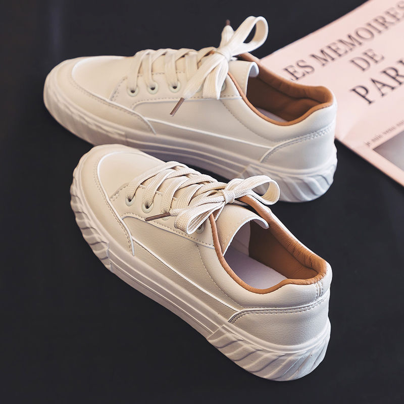 White shoes casual ins flat shoes ARZ