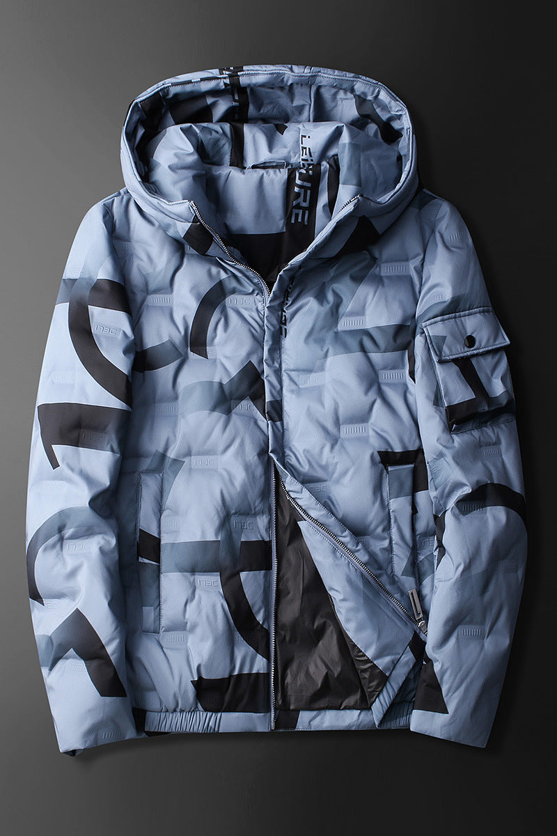 Hooded down jacket ARZ