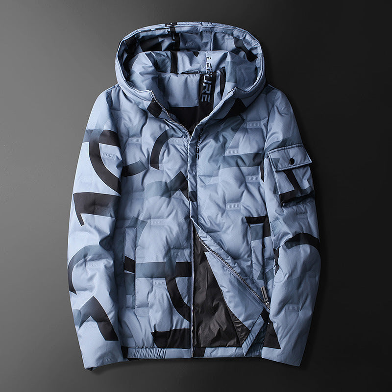 Hooded down jacket ARZ