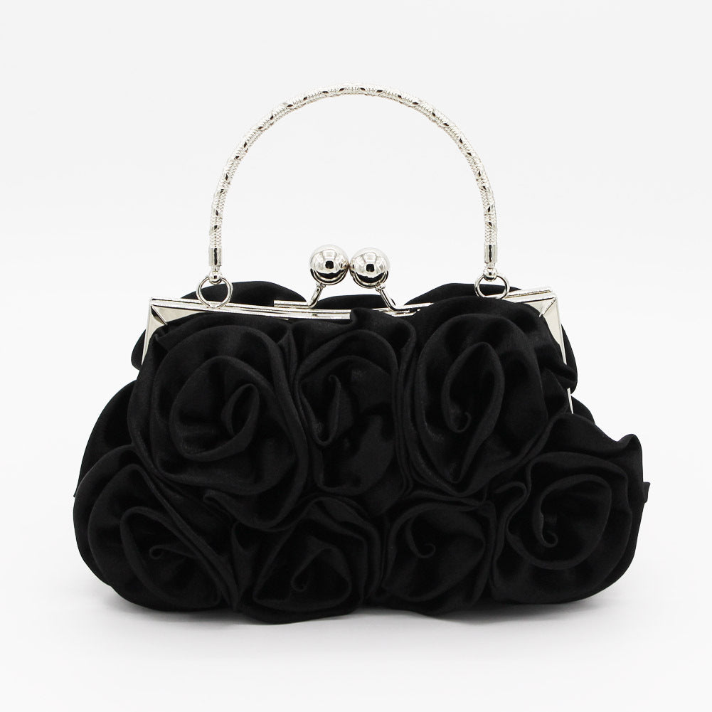 Hand held rose bag dinner bag bridal bag ARZ