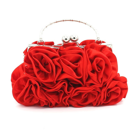 Hand held rose bag dinner bag bridal bag ARZ