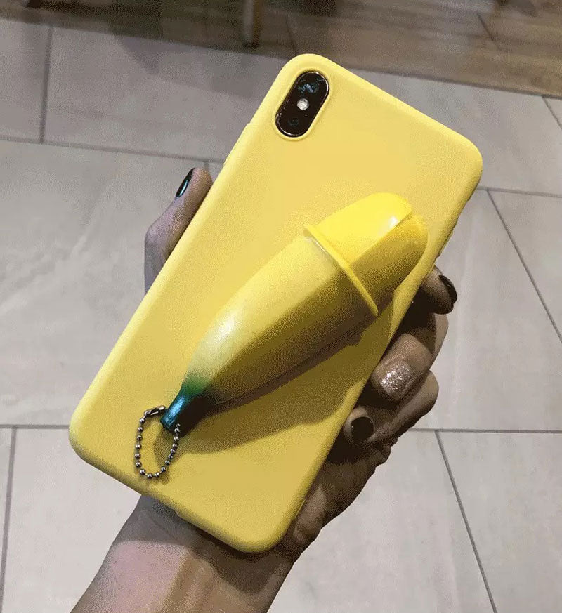 Unzip banana silicone phone case ARZ