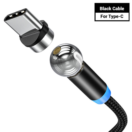 Compatible with  , 360 degree rotation of magnetic charging cable ARZ