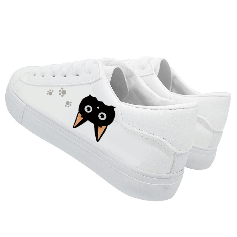 Anime cat hand-painted casual sneakers ARZ