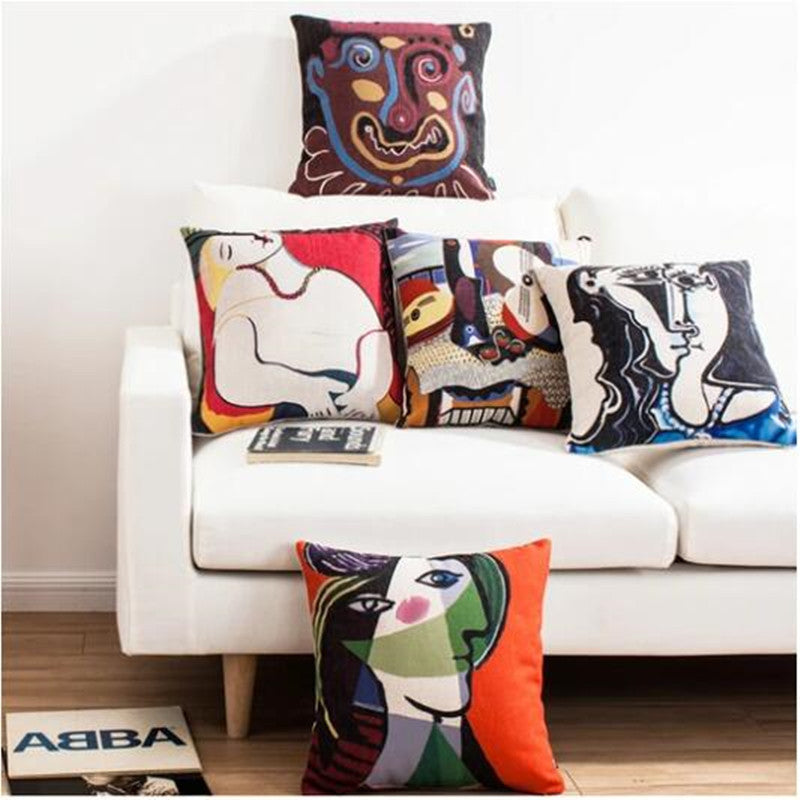 Picasso painting print pillowcase ARZ