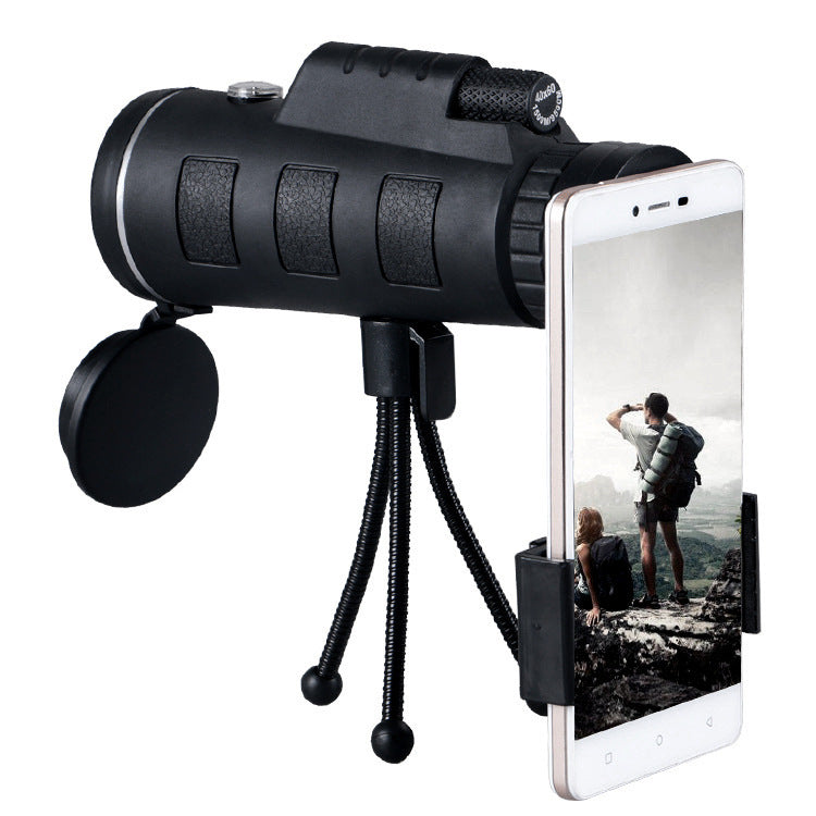 Compatible with Apple, Monocular Telescope Zoom Scope with Compass Phone Clip Tripod ARZ