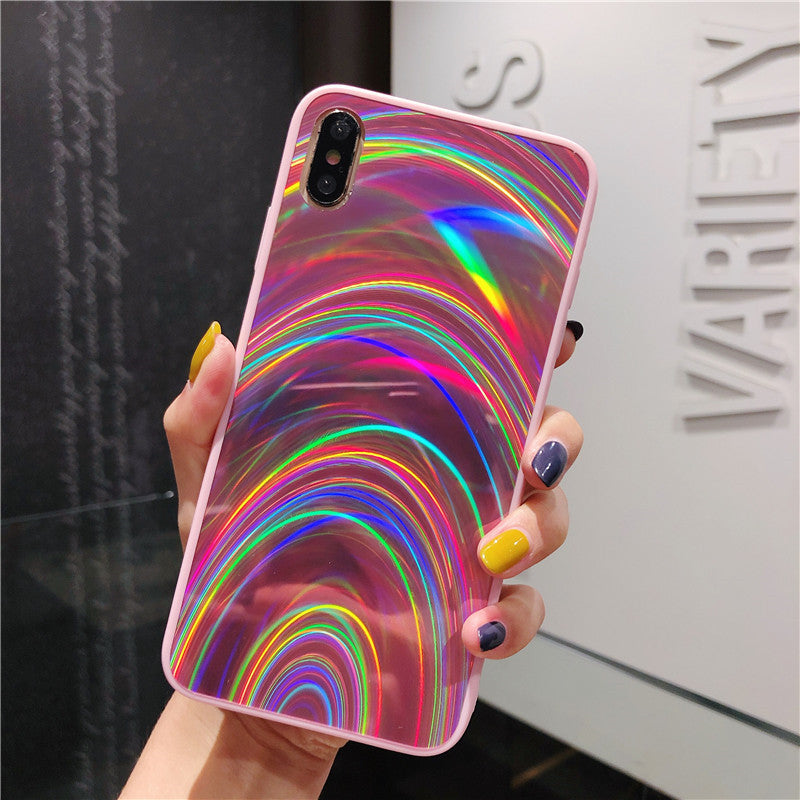 Rainbow Mirror Soft Case Glitter Cover ARZ