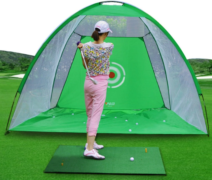 Golf Practice Net Tent Golf Hitting Cage Garden Grassland Practice Tent Golf Training Equipment Mesh Outdoor ARZ