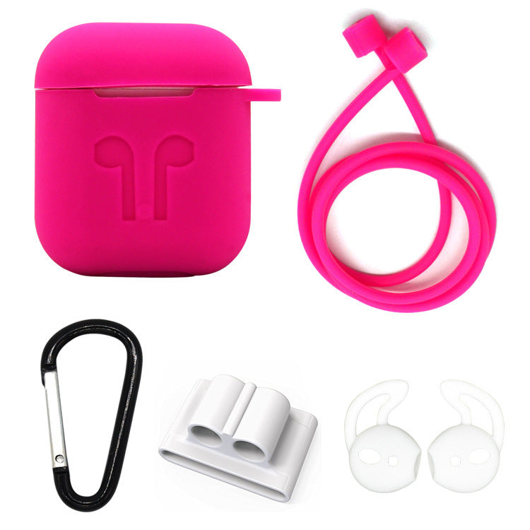 Compatible with Apple, Applicable airpods thick bluetooth headset charging box anti-fall silicone storage box ARZ