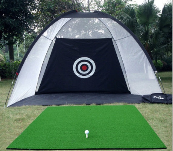 Golf Practice Net Tent Golf Hitting Cage Garden Grassland Practice Tent Golf Training Equipment Mesh Outdoor ARZ