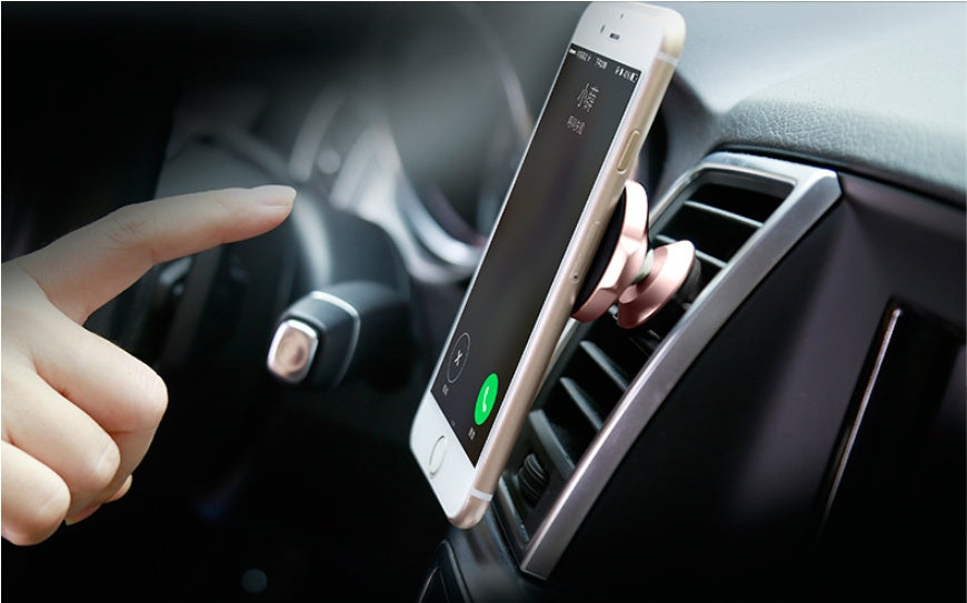 Best 360 degree rotating mobile phone car holder Magnetic car phone holder Small ear outlet ARZ