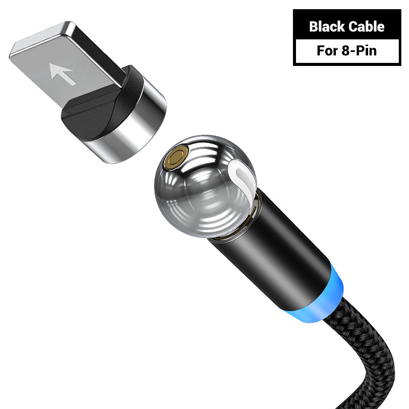 Compatible with  , 360 degree rotation of magnetic charging cable ARZ