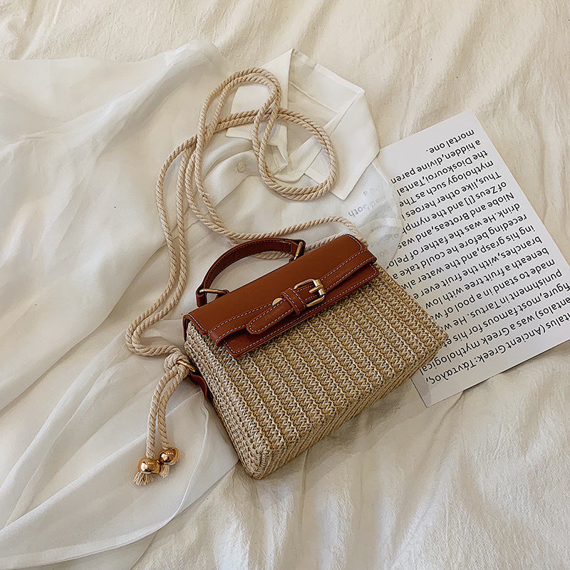 Fashion style shoulder bag women straw woven bag ARZ