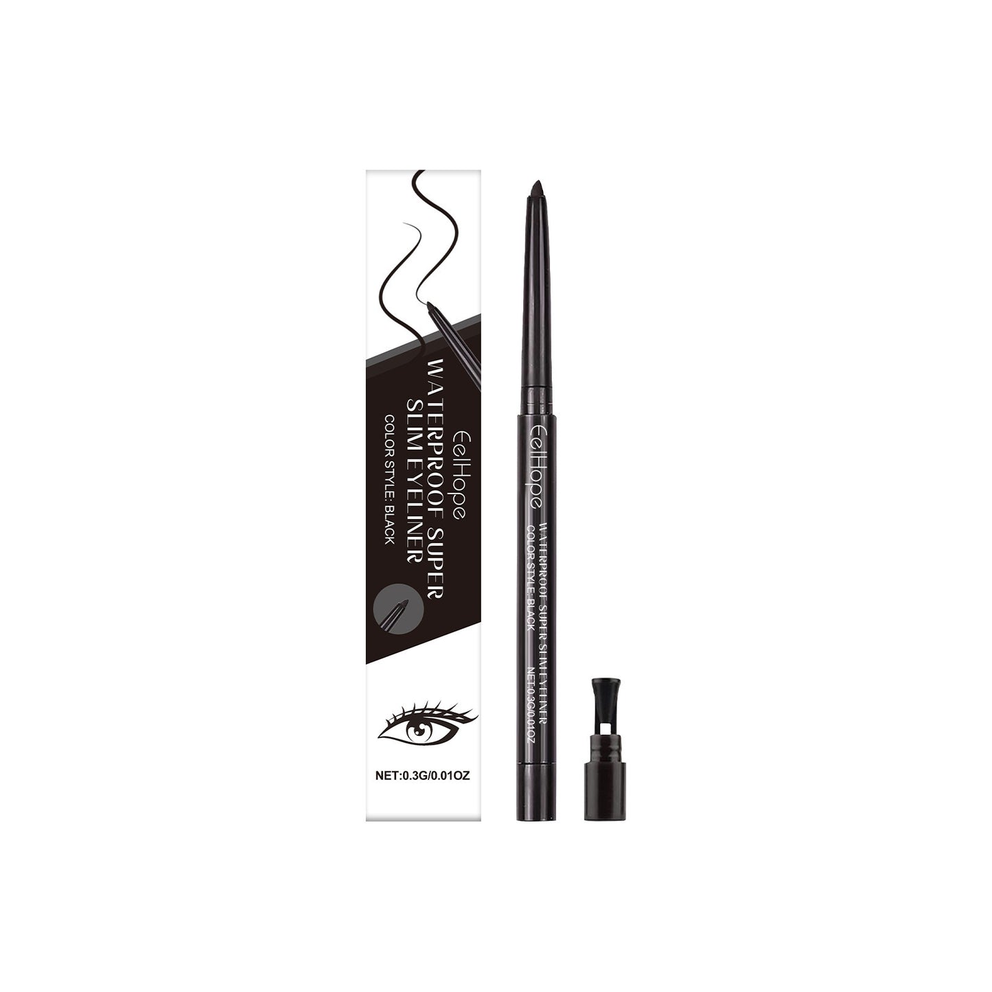 Daily Long Lasting And Does Not Fade Eyeliner Silky Smooth Eye Makeup Color Natural ARZ