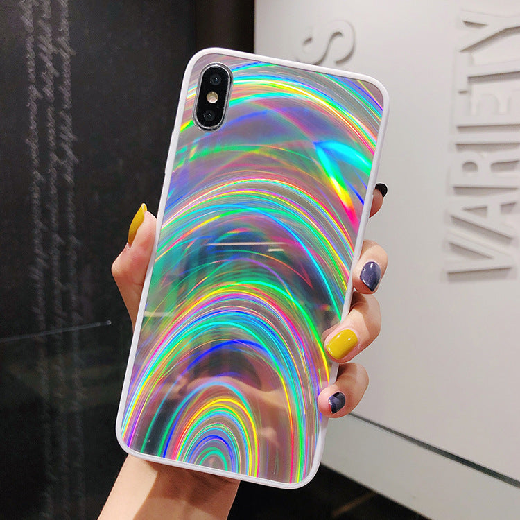 Rainbow Mirror Soft Case Phone Case ARZ