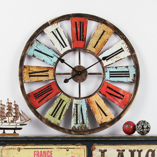 American retro iron wall clock ARZ