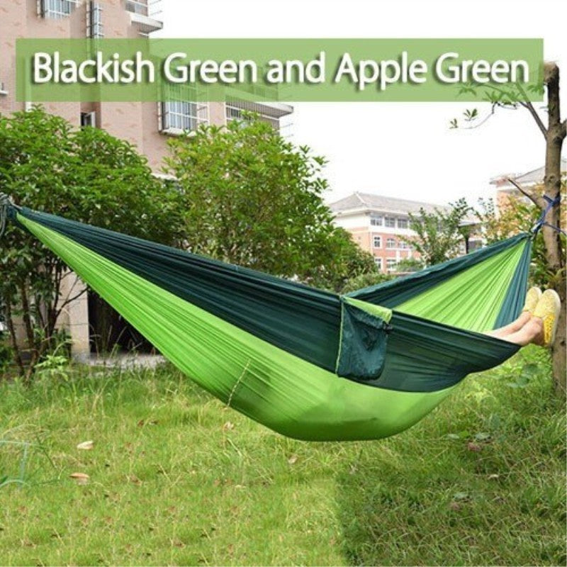 Backpacking Hammock - Portable Nylon Parachute Outdoor Double Hammock ARZ