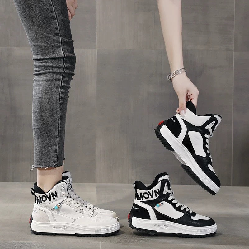 High-top white shoes women's new casual platform shoes ARZ