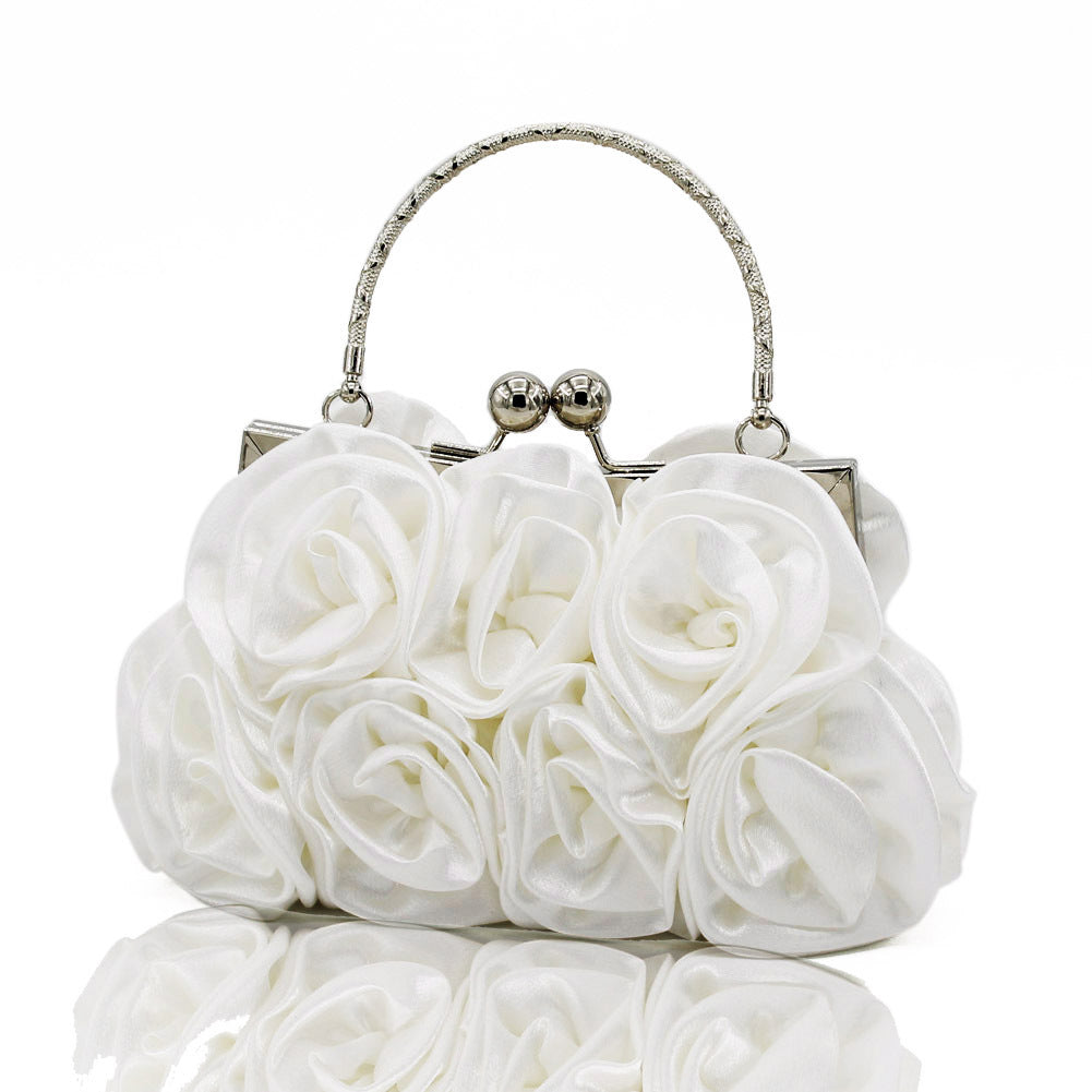 Hand held rose bag dinner bag bridal bag ARZ