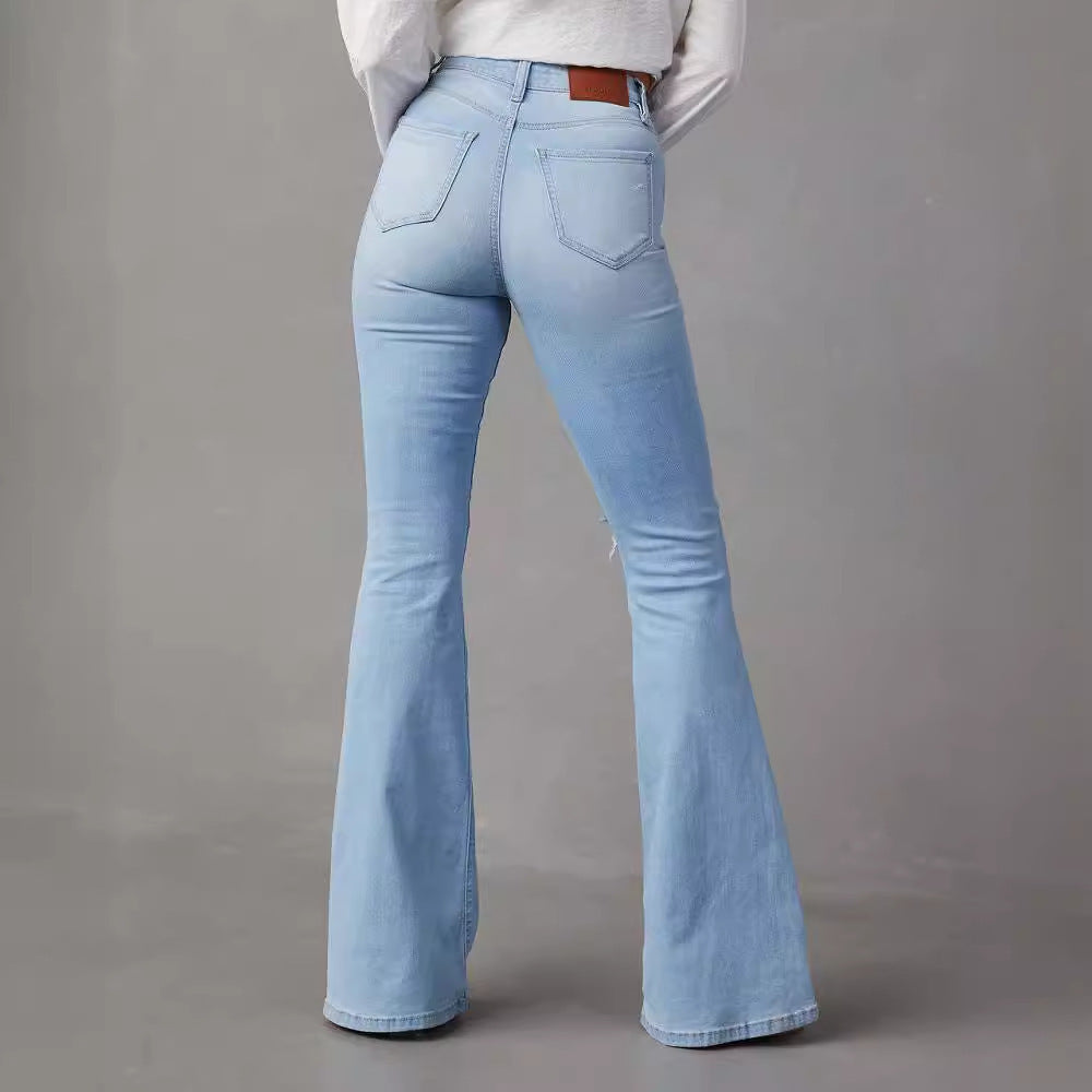 Fashion Temperament Wide-leg Jeans Women ARZ