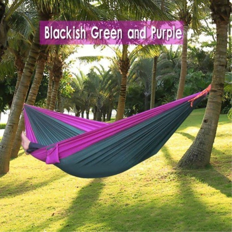 Backpacking Hammock - Portable Nylon Parachute Outdoor Double Hammock ARZ