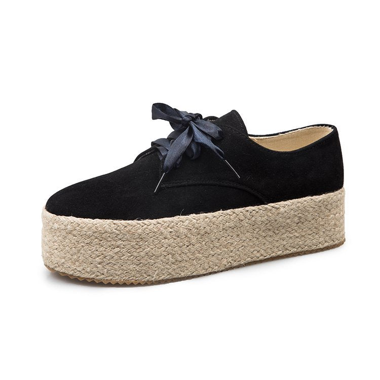 Women's round-toe lace-up casual shoes ARZ