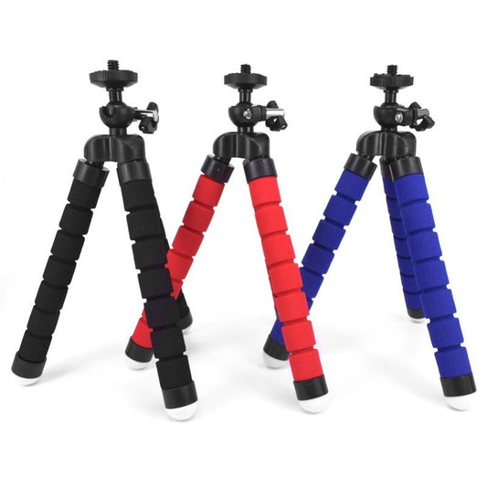 Compatible with Apple, Mobile Phone Mini Flexible Octopus Tripod Stand for Smartphone Clip Holder Mount Stabilizer Video Grip Monopod Table Gorillapod ARZ