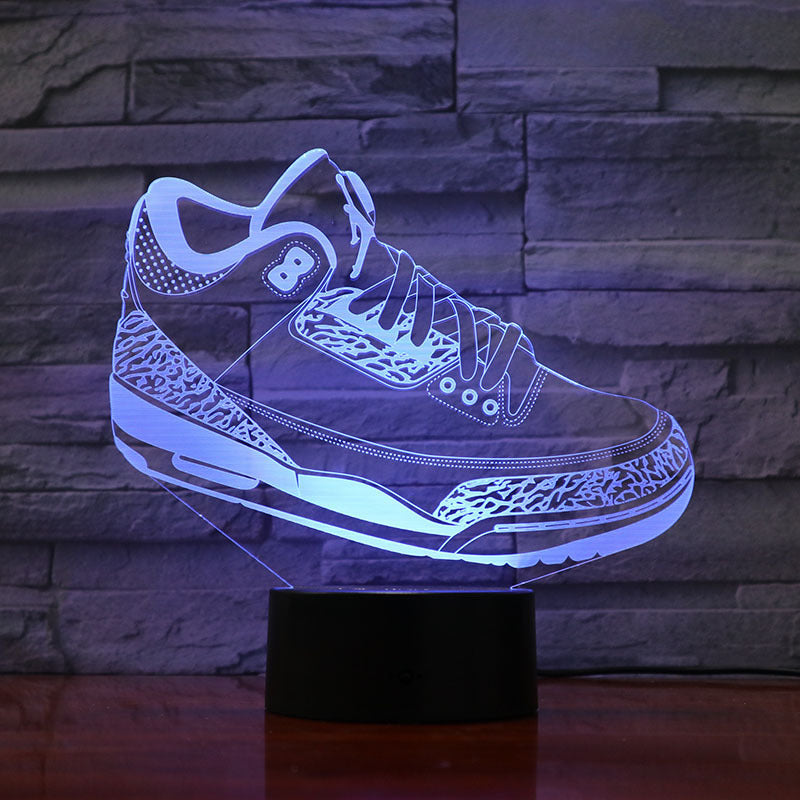 Sneakers series 3D small table lamp creative colorful touch LED light ARZ