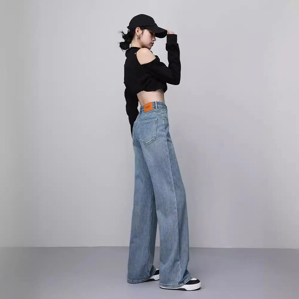 Fashion Personality Wide-leg Jeans Women ARZ