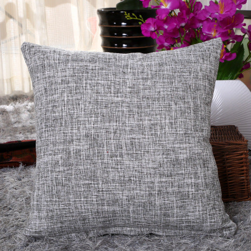 Home Linen Pillow Case Solid Color Hugging Pillow Case Sofa ARZ