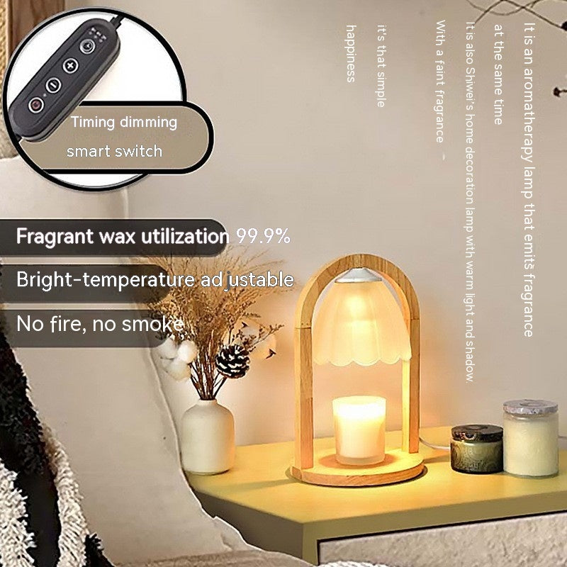 Fragrance Lamp New Chinese Melting Candle Lamp Bedroom Adjustable Light Melting Wax Lamp ARZ