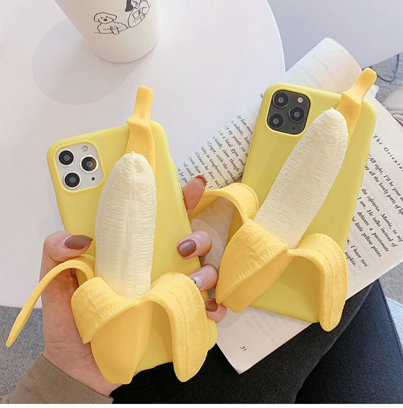 Unzip banana silicone phone case ARZ