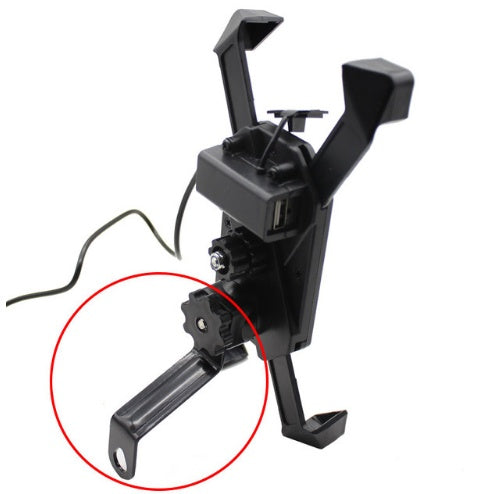 Motorcycle mobile phone holder shockproof with electric universal charger ARZ