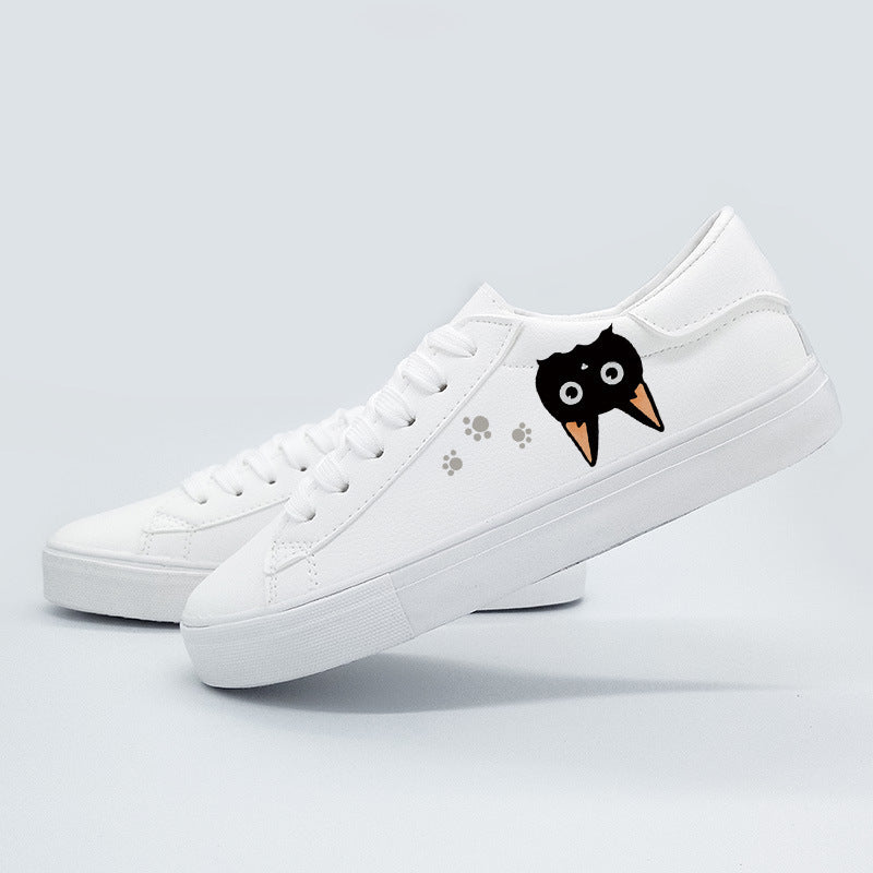 Anime cat hand-painted casual sneakers ARZ